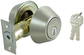 ProSource DB61V-PS Deadbolt, 3 Grade, Stainless Steel, 2-3/8 to 2-3/4 in Backset, KW1 Keyway